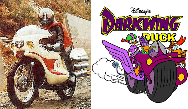 Kamen Rider and Darkwing Duck