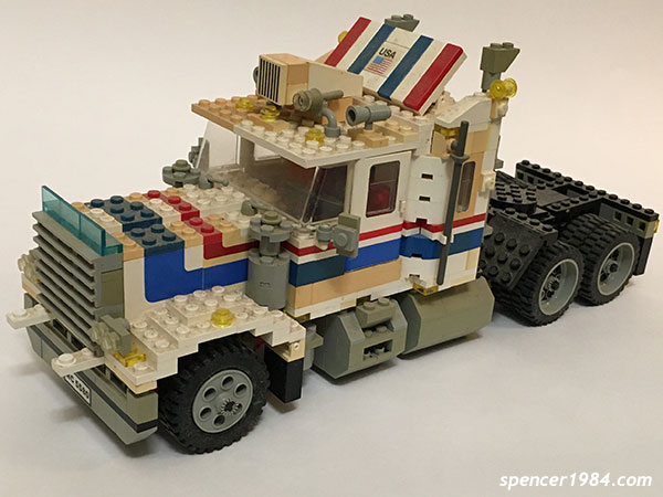 LEGO Highway Rig custom, 2021 (front)