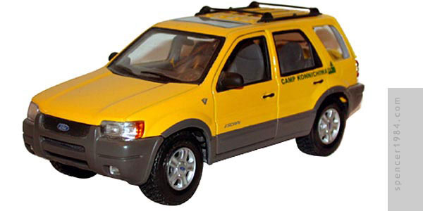 ford escape matchbox car