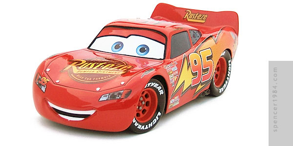 Lightning McQueen from the Pixar movie Cars