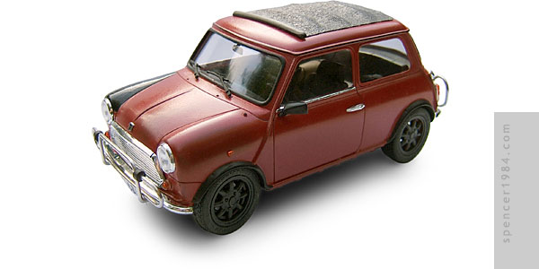 Matt Damon's Rover Mini from the movie The Bourne Identity