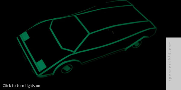 Lamborghini Countach from the TV series Automan
