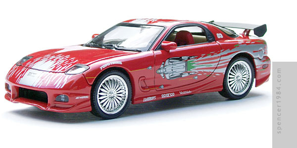 hot wheels fast and furious rx7