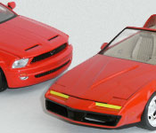 Turbo Teen Firebird and Turbo Teen Mustang
