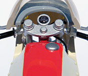 Kamen Rider Cyclone top detail