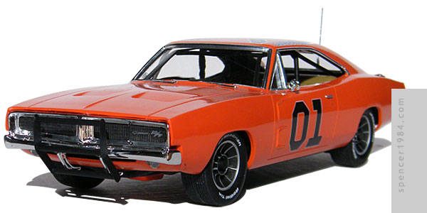 Bo & Luke's General Lee 1969 Dodge Charger from The Dukes of Hazzard movie