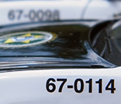 Fast Five 2011 Dodge Charger Pursuit front fender detail