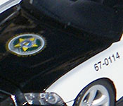 Fast Five 2011 Dodge Charger Pursuit hood detail