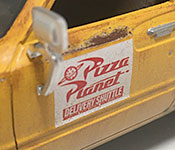 Pizza Planet Delivery Truck door detail