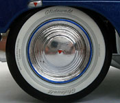 Mattel Doc Hudson Glidewell tire detail