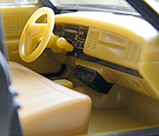 GreenLight Collectibles The Blues Brothers 1974 Dodge Monaco interior