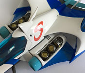 Mega House Future GPX Cyber Formula Asurada AKF-0/G side detail