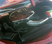 Jada Toys Iron Man Chevrolet Camaro engine