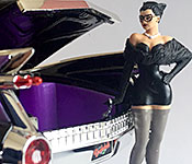 Jada Toys 1959 Cadillac Coupe DeVille Catwoman figure