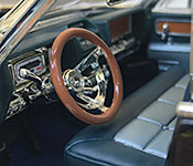 Yat Ming 1961 Lincoln Quick Fix Presidential Limousine front seat