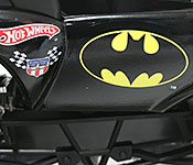 Hot Wheels 2010 Monster Jam Batman sponsor detail