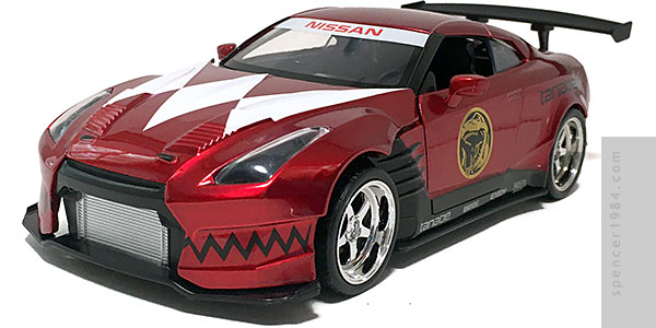 Jada Toys Red Ranger Nissan GT-R