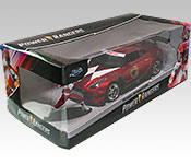 Jada Toys Red Ranger Nissan GT-R Packaging