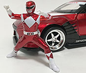 Jada Toys Red Ranger Nissan GT-R with figure