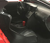 Jada Toys Red Ranger Nissan GT-R interior