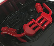 Jada Toys Red Ranger Nissan GT-R engine