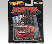 Mattel Deadpool Scooter Motorcycle packaging