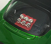 Jada Toys green Ranger Honda NSX engine