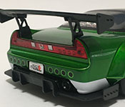 Jada Toys green Ranger Honda NSX rear