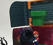 Super Mario Bros. Movie Van upper playset detail