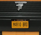 Super Mario Bros. Movie Van front detail