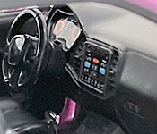Jada Toys 2015 Dodge Challenger SRT Hellcat interior