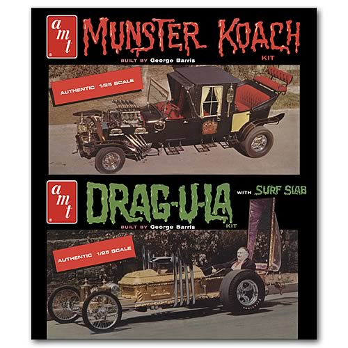 The Munsters Munster Koach and Dragula in L.E. Tin Model Kit