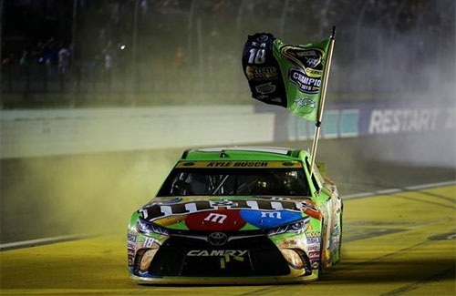 Kyle Busch: first time points champion