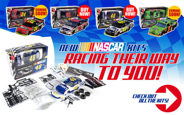 NASCAR kits from Round 2