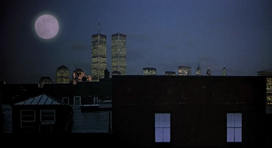 The World Trade Center as seen in the movie Moonstruck