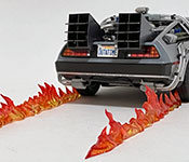 Back to the Future DeLorean Time Machine flame trails