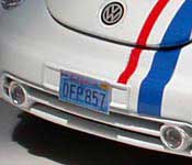 OFP857 Herbie-inspired license plate