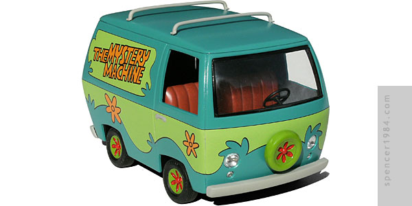 Classic Mystery Machine from the cartoon Scooby Doo