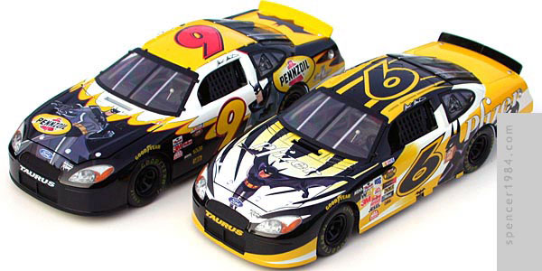 2004 Batman #6 & #9 Ford Taurus NASCAR Set