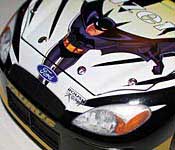 NASCAR Taurus hood detail