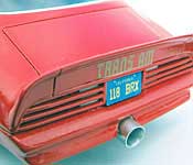 Hooper Firebird rear with 118 BRX California license plate