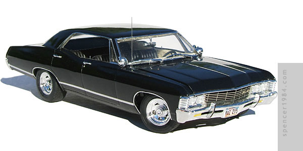 The Winchester's 1967 Impala from the TV show Supernatural