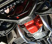 Metallicar front suspension and engine bottom