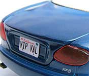 VIP Jaguar VIP VAL license plate