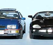 Misfile Jaguar XKR and Merkur XR4Ti