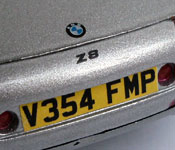 James Bond TWINE BMW Z8 rear detail