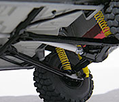 Off-road 1970 Dodge Charger chassis detail