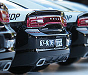 Fast Five 2011 Dodge Charger Pursuit rear bumper detail