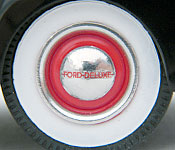 The Silver Spectrum 1940 Ford Deluxe wheel detail