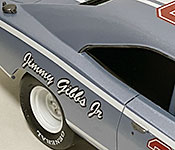 Jimmy Gibbs, Jr. Stock Car flank detail